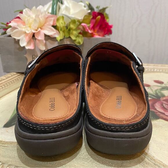 Cobb Hill Rockport Women’s Bailee Slide Black Suede Leather Sz 8 - Picture 7 of 12